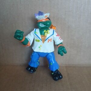 1991 Midshipman Michaelangelo Teenage Ninja Turtles TMNT Vintage Figure